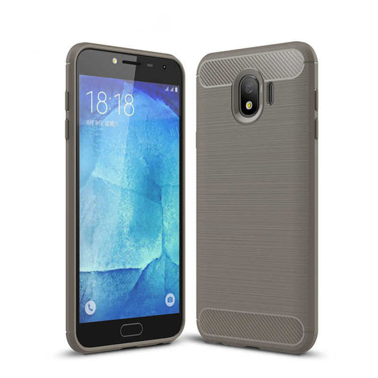Galaxy J4 Kılıf Zore Room Silikon Kapak Gri