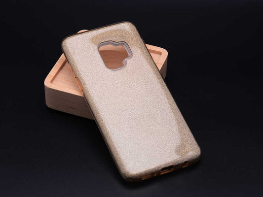 Galaxy J4 Kılıf Zore Shining Silikon Gold