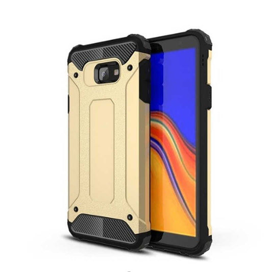 Galaxy J4 Plus Kılıf Zore Crash Silikon Kapak Gold