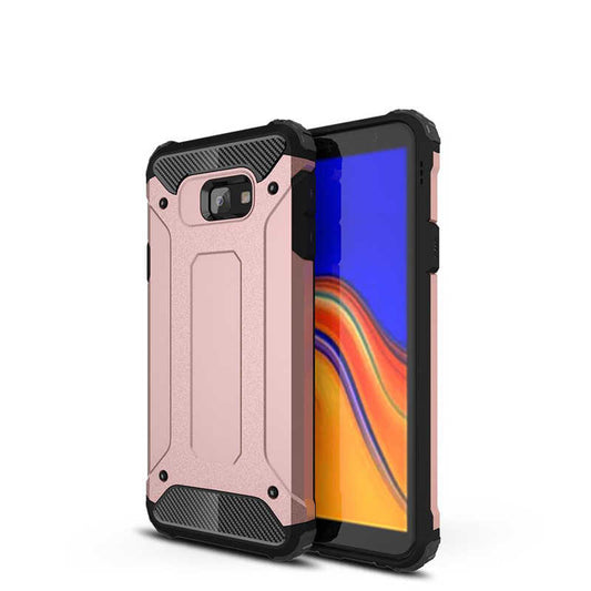 Galaxy J4 Plus Kılıf Zore Crash Silikon Kapak Rose Gold