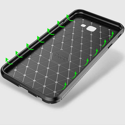 Galaxy J4 Plus Kılıf Zore Negro Silikon Kapak Siyah