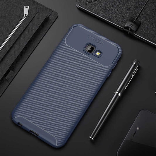Galaxy J4 Plus Kılıf Zore Negro Silikon Kapak Lacivert