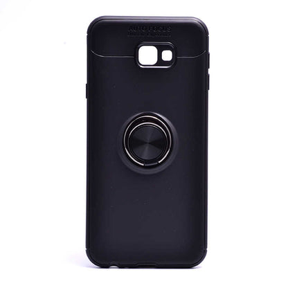 Galaxy J4 Plus Kılıf Zore Ravel Silikon Kapak Siyah