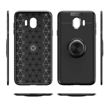 Galaxy J4 Kılıf Zore Ravel Silikon Kapak Kırmızı