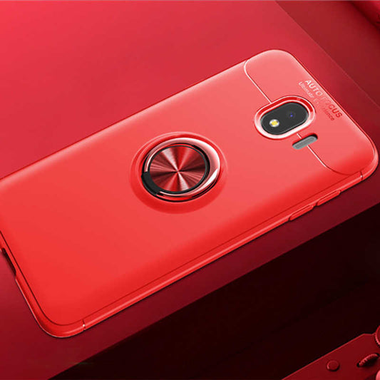 Galaxy J4 Kılıf Zore Ravel Silikon Kapak Kırmızı
