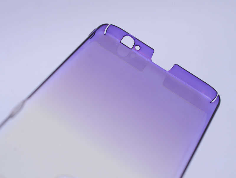 Galaxy J4 Zore Renkli Transparan Kapak Mavi