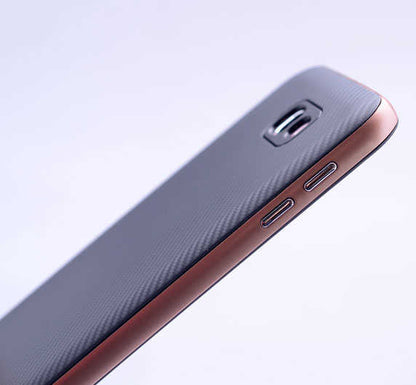 Galaxy J5 Prime Kılıf Zore İnce Mono Karbon Silikon Kapak Lacivert