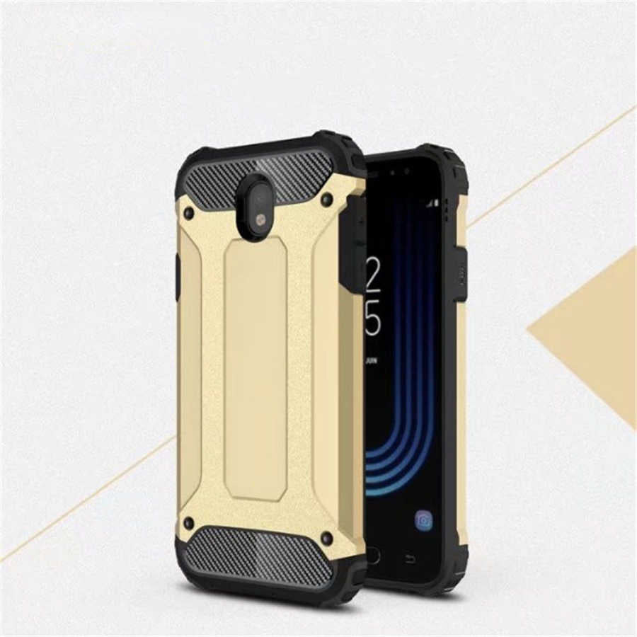 Galaxy J530 Pro Kılıf Zore Crash Silikon Kapak Gold