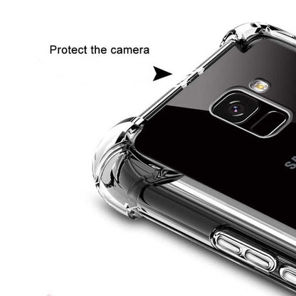 Galaxy J6 Kılıf Zore Nitro Anti Shock Silikon Renksiz