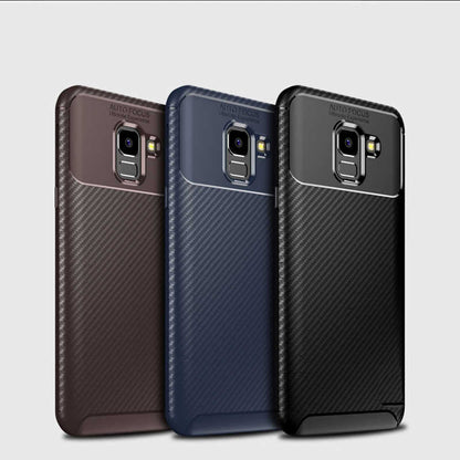 Galaxy J6 Kılıf Zore Negro Silikon Kapak Lacivert