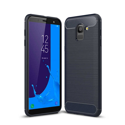 Galaxy J6 Kılıf Zore Room Silikon Kapak Lacivert