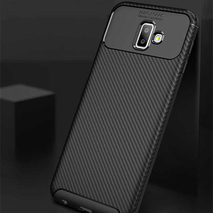 Galaxy J6 Plus Kılıf Zore Negro Silikon Kapak Kahverengi