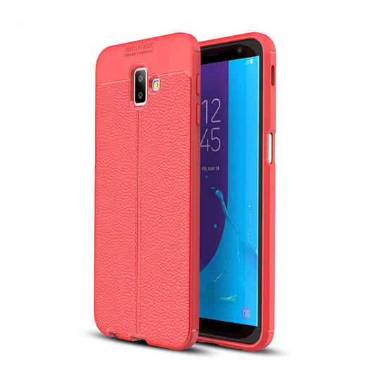 Galaxy J6 Plus Kılıf Zore Niss Silikon Kapak Kırmızı
