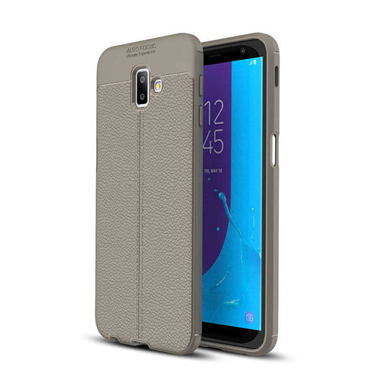 Galaxy J6 Plus Kılıf Zore Niss Silikon Kapak Gri