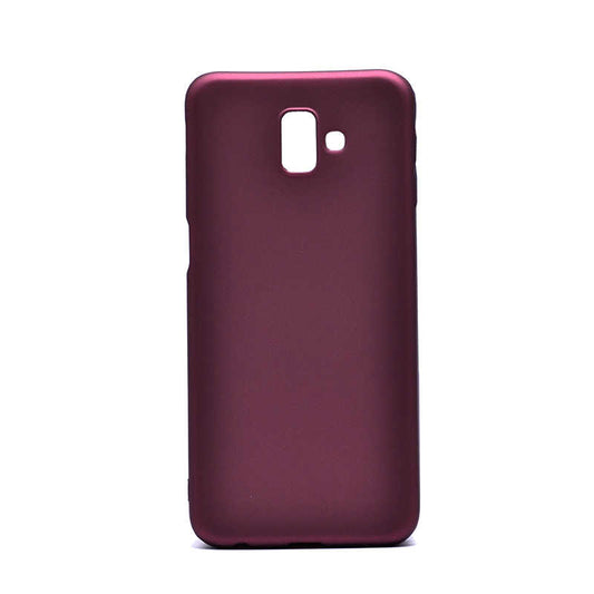 Galaxy J6 Plus Kılıf Zore Premier Silikon Kapak Mürdüm