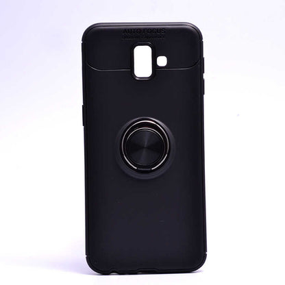 Galaxy J6 Plus Kılıf Zore Ravel Silikon Kapak Siyah