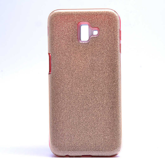 Galaxy J6 Plus Kılıf Zore Shining Silikon Gold