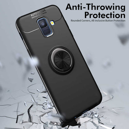 Galaxy J6 Kılıf Zore Ravel Silikon Kapak Kırmızı