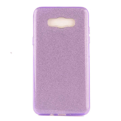 Galaxy J7 2016 Kılıf Zore Shining Silikon Mor