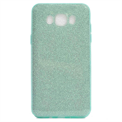 Galaxy J7 2016 Kılıf Zore Shining Silikon Yeşil