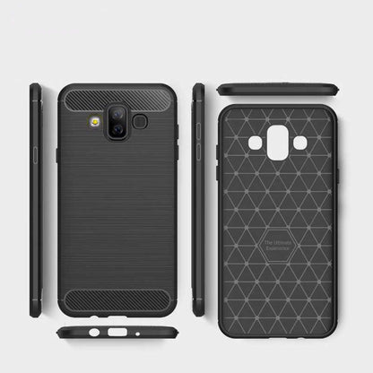 Galaxy J7 Duo Kılıf Zore Room Silikon Kapak Gri