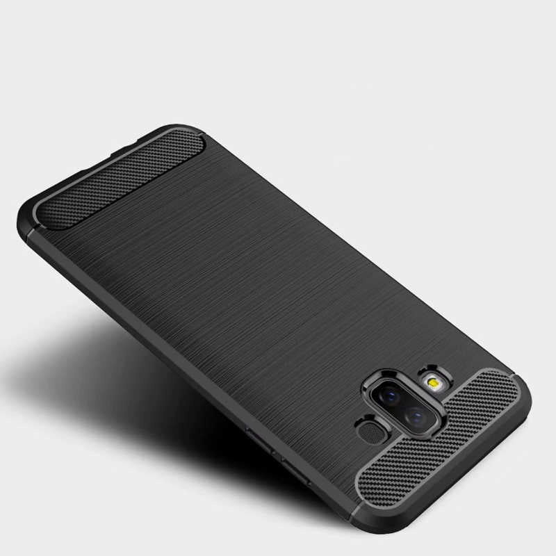 Galaxy J7 Duo Kılıf Zore Room Silikon Kapak Gri