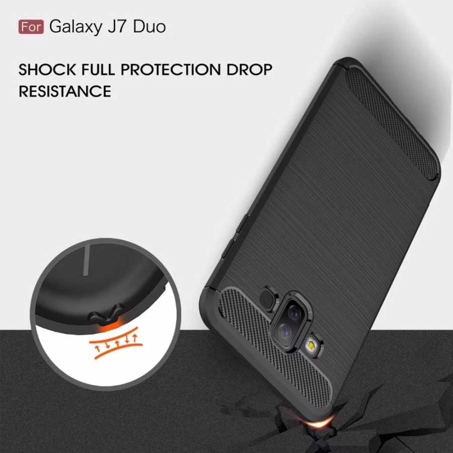 Galaxy J7 Duo Kılıf Zore Room Silikon Kapak Lacivert