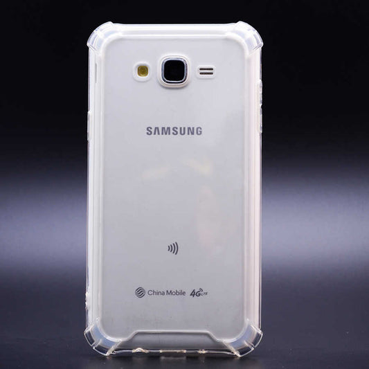 Galaxy J7 Kılıf Zore Nitro Anti Shock Silikon Renksiz