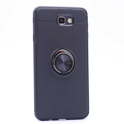 Galaxy J7 Prime Kılıf Zore Ravel Silikon Kapak Mavi