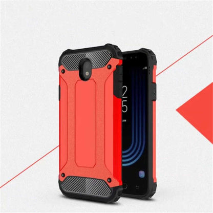 Galaxy J730 Pro Kılıf Zore Crash Silikon Kapak Kırmızı
