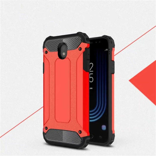 Galaxy J730 Pro Kılıf Zore Crash Silikon Kapak Kırmızı