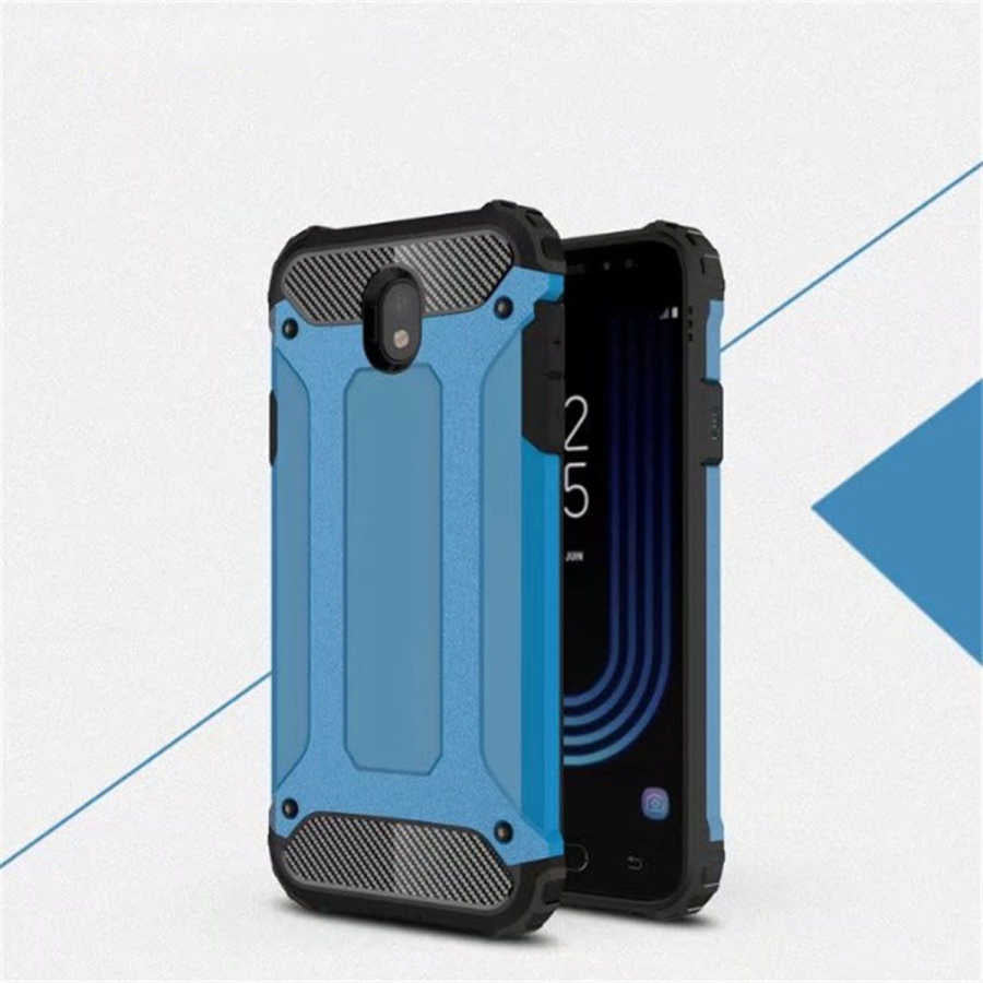 Galaxy J730 Pro Kılıf Zore Crash Silikon Kapak Mavi