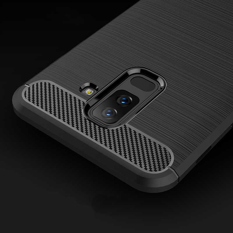 Galaxy J8 Kılıf Zore Room Silikon Kapak Siyah