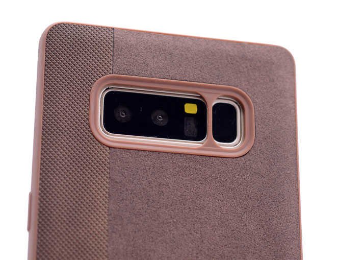 Galaxy Note 8 Kılıf Zore City Silikon Lacivert