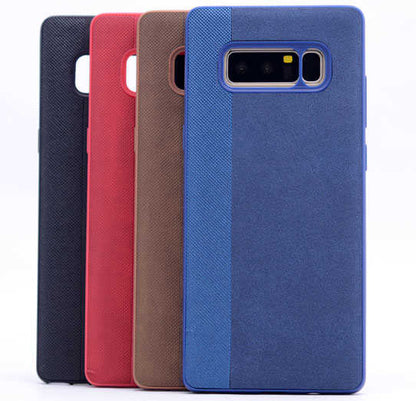 Galaxy Note 8 Kılıf Zore City Silikon Kahverengi