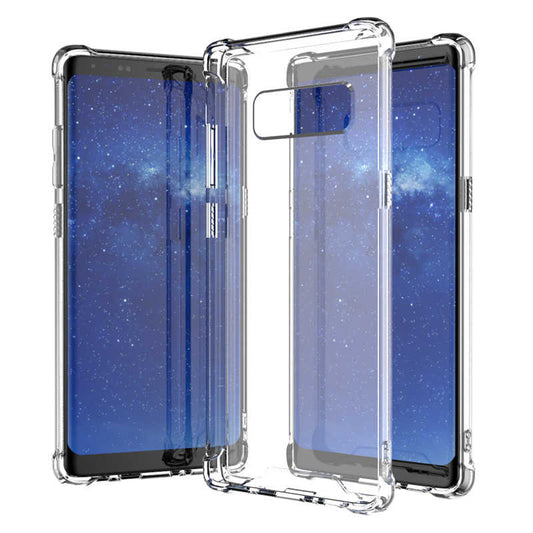 Galaxy Note 8 Kılıf Zore Nitro Anti Shock Silikon Renksiz