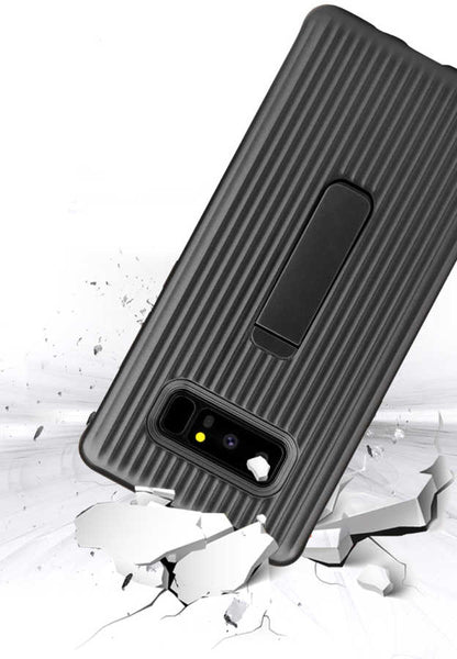 Galaxy Note 8 Kılıf Zore Wave Standlı Mıknatıslı Kapak Gold