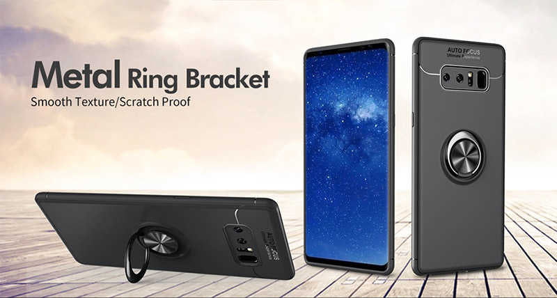 Galaxy Note 8 Kılıf Zore Ravel Silikon Kapak Kırmızı