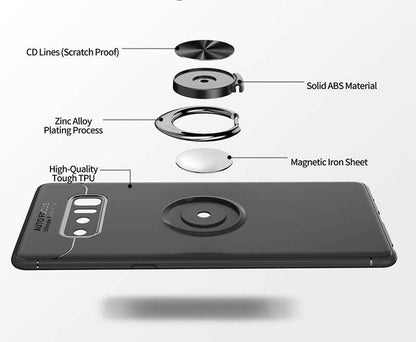Galaxy Note 8 Kılıf Zore Ravel Silikon Kapak Mavi