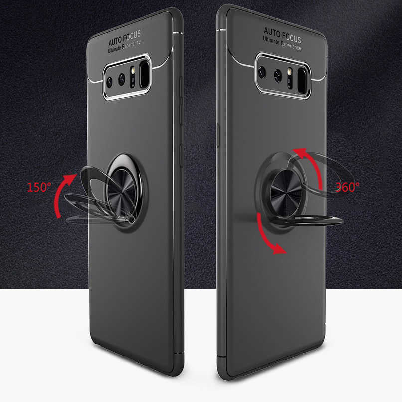 Galaxy Note 8 Kılıf Zore Ravel Silikon Kapak Kırmızı