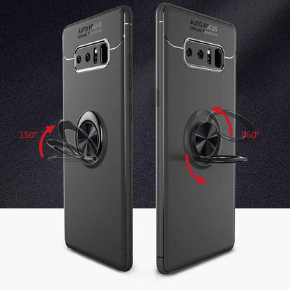 Galaxy Note 8 Kılıf Zore Ravel Silikon Kapak Mavi