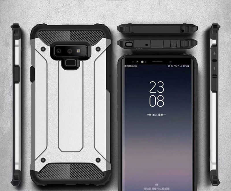 Galaxy Note 9 Kılıf Zore Crash Silikon Kapak Siyah