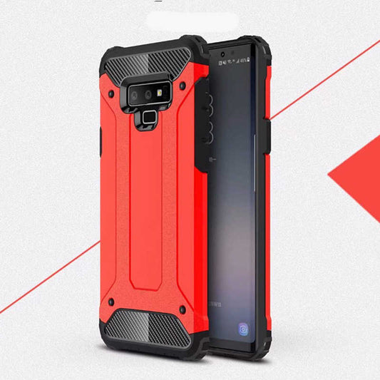 Galaxy Note 9 Kılıf Zore Crash Silikon Kapak Kırmızı