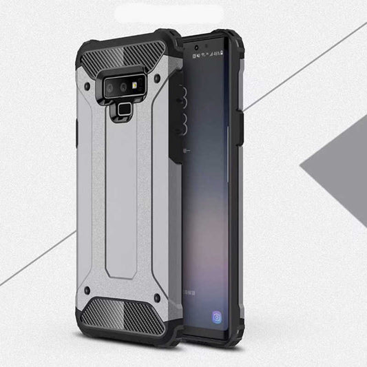 Galaxy Note 9 Kılıf Zore Crash Silikon Kapak Gri