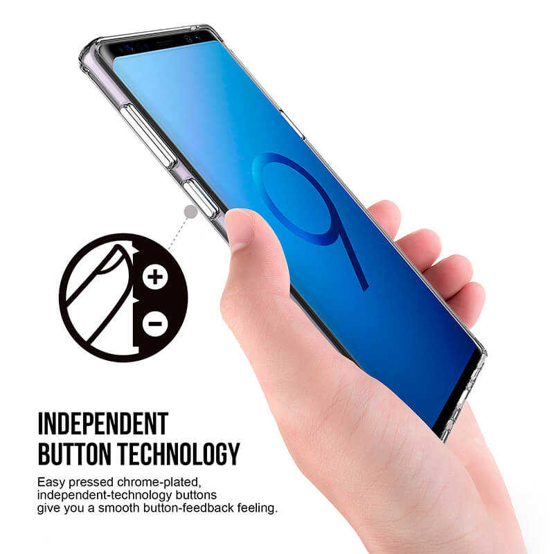 Galaxy Note 9 Kılıf Zore Gard Silikon Renksiz