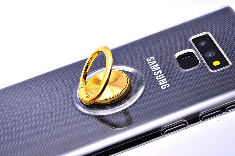 Galaxy Note 9 Kılıf Zore Les Silikon Gold