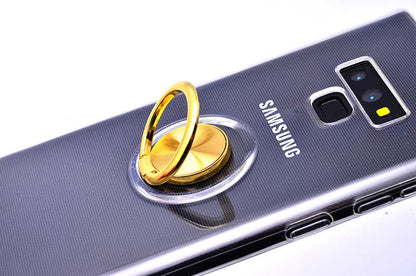 Galaxy Note 9 Kılıf Zore Les Silikon Gold