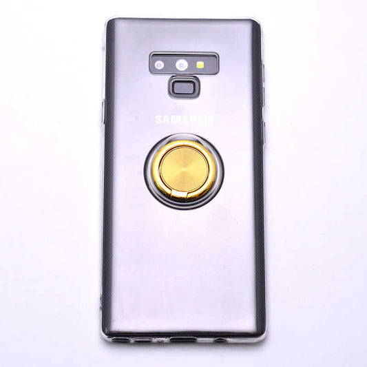 Galaxy Note 9 Kılıf Zore Les Silikon Gold