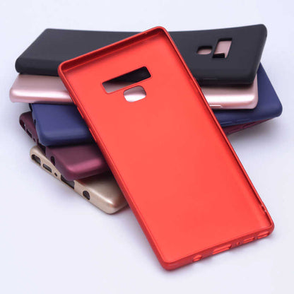 Galaxy Note 9 Kılıf Zore Premier Silikon Kapak Gold
