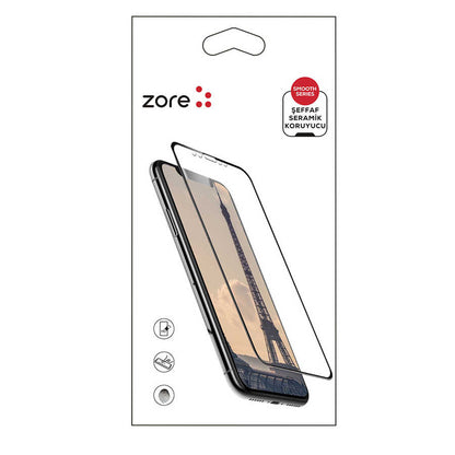 Galaxy S23 FE Zore Seramik Ekran Koruyucu Siyah